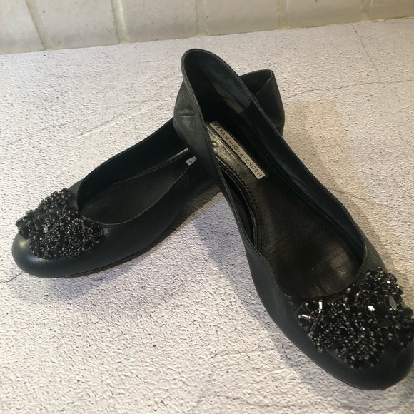 Vera Wang Ballet Flat Lavender in Black - Picture 2 of 12